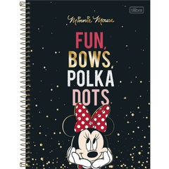 Caderno Minnie Fun, Bows, Polka Dots