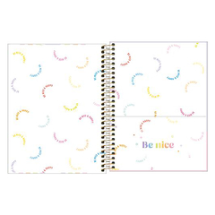 Caderno Colegial 1 Matéria Happy Colorido - comprar online