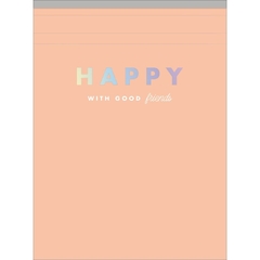 Caderneta Grampeada Happy - M - comprar online