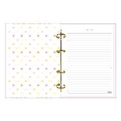 Caderno Argolado Colegial Happy 160 Folhas - Memorie Papelaria