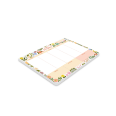 Bloco Planner Semanal Flores - comprar online