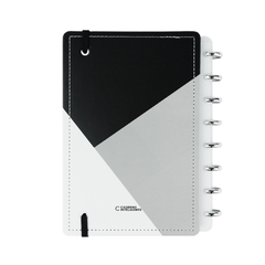 Caderno Inteligente Grey Glam - Memorie Papelaria