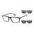 Óculos de Grau Emporio Armani EA4160 5088/1W 55