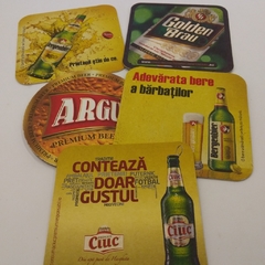 5 bolachas de chopp da Romênia - porta-copos cerveja - comprar online