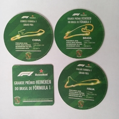 4 bolachas brasileiras Heineken - Edição especial Fórmula 1 - comprar online
