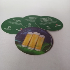4 bolachas brasileiras Heineken - Edição Champions League - Coisas de Cerveja