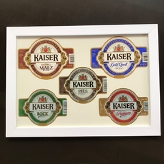 Quadro decorativo - rótulos Kaiser (Áustria) na internet