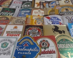 1200 rótulos de cerveja para decoração