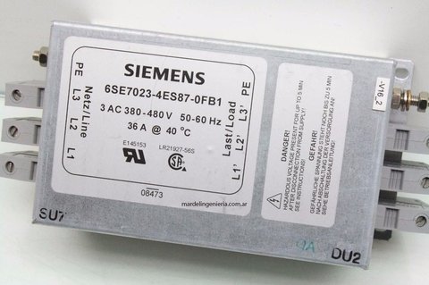 Siemens Filtro Trifasico Supresor Radiofrecuencia De 36 Amp
