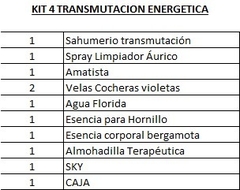 Kit Transmutación energética !! en internet