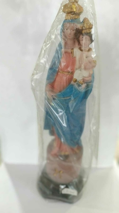 Virgen del Pilar de Yeso 20 cm.