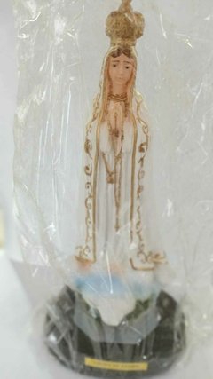 Virgen de Fátima de Yeso 20 cm.