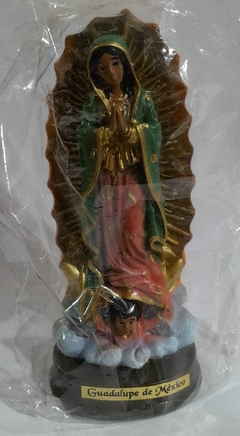 Virgen de Guadalupe de Yeso 15 cm.