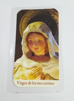 Imagen de Estampitas Plastificadas con Oración en el Reverso