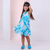 VESTIDO SAMIRA AZUL - Mariah Closet Kids