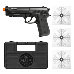 PISTOLA AIRGUN PT92 NBB 4,5MM QGK + MALETA + ALVO