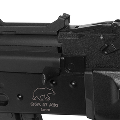 RIFLE AIRSOFT AEG 47 ALFA QGK +CAPA+BATERIA+RECARREGADOR+BBS - loja online