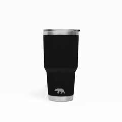 COPO TÉRMICO TUMBLER 30 OZ 887 ML QGK PRETO COM TAMPA