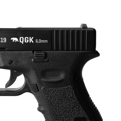 PISTOLA DE AIRSOFT SPRING HS-G19 6MM-QGK+MALETA+BBS+ALVO - loja online