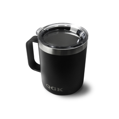 CANECA TÉRMICA MUG 12 OZ 335 ML QGK PRETO COM TAMPA na internet