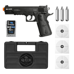 PISTOLA AIRGUN CO2 COLT 1911 NBB 4,5+MALETA+ESFERAS+CO2+ALVO