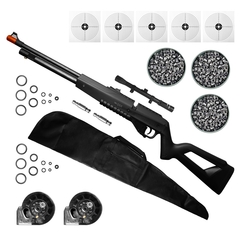 CARABINA AIRGUN PCP G850 5,5MM QGK+CAPA+CHUMBO+LUNETA