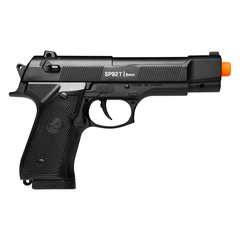 PISTOLA AIRSOFT SPRING FULLMETAL SP92T 6MM+CASE+1000BBS+ALVO - comprar online