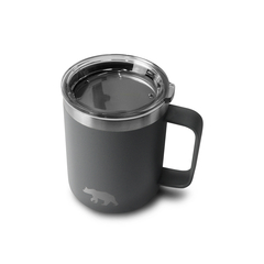 CANECA TÉRMICA MUG 12 OZ 335 ML QGK CINZA COM TAMPA - QG Airsoft | A Maior Loja de Airsoft do Brasil | Tudo para Airsoft