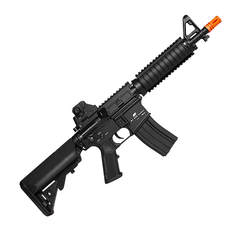 RIFLE DE AIRSOFT ELÉTRICO AEG M4A1 SB CQB FULL METAL FM-04 6MM - QGK - comprar online