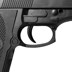 PISTOLA DE AIRSOFT SPRING SP92 6MM QGK + CAPA + ALVOS - loja online