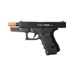 PISTOLA DE AIRSOFT SPRING HS-G19 6MM - QGK + BBS + ALVO - QG Airsoft | A Maior Loja de Airsoft do Brasil | Tudo para Airsoft