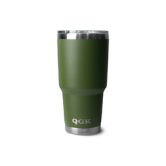 COPO TÉRMICO TUMBLER 30 OZ 887 ML QGK VERDE MILITAR COM TAMPA - comprar online