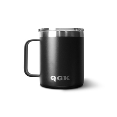 CANECA TÉRMICA MUG 12 OZ 335 ML QGK PRETO COM TAMPA