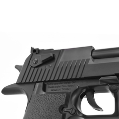 PISTOLA AIRGUN SPRING DESERT EAGLE BK 6MM-QGK + ALVO na internet