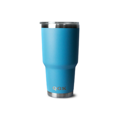 COPO TÉRMICO TUMBLER 30 OZ 887 ML QGK AZUL STEEL COM TAMPA - comprar online