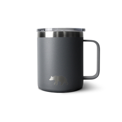 CANECA TÉRMICA MUG 12 OZ 335 ML QGK CINZA COM TAMPA - comprar online