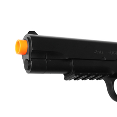 PISTOLA DE AIRSOFT SPRING S1911 6MM - QGK + BBS + ALVO - loja online