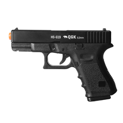 PISTOLA DE AIRSOFT SPRING HS-G19 6MM-QGK+MALETA+BBS+ALVO - comprar online