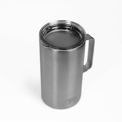 CANECA TÉRMICA MUG 24 OZ 709 ML QGK INOX COM TAMPA na internet