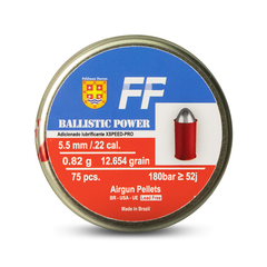 CHUMBINHO FF BALLISTIC POWER 5.5MM 0,82G 75UN