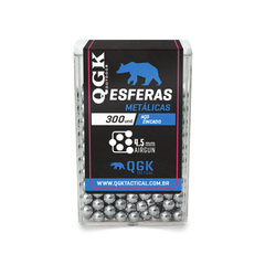 ESFERAS DE AÇO QGK 4,5MM POTE 300 UNIDADES