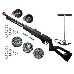 CARABINA AIRGUN PCP G850 5,5MM QGK + 3 CHUMBINHOS + BOMBA