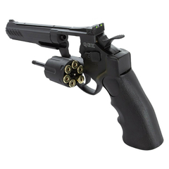 REVOLVER DE AIRSOFT A GÁS QGK TITAN 6 BK 6MM - QGK - QG Airsoft | A Maior Loja de Airsoft do Brasil | Tudo para Airsoft