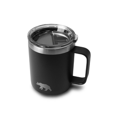 CANECA TÉRMICA MUG 12 OZ 335 ML QGK PRETO COM TAMPA - QG Airsoft | A Maior Loja de Airsoft do Brasil | Tudo para Airsoft