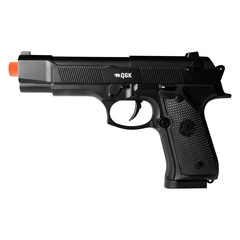 PISTOLA AIRSOFT SPRING FULL METAL SP92T 6MM QGK + BBS + ALVO - QG Airsoft | A Maior Loja de Airsoft do Brasil | Tudo para Airsoft