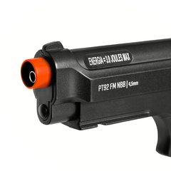 PISTOLA AIRGUN PT92 NBB 4,5MM QGK+MALETA+ESFERAS+CO2+ALVO na internet