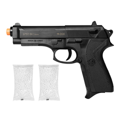 PISTOLA DE AIRSOFT SPRING SP92 6MM QGK + 2000 BBS