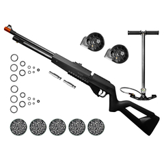 CARABINA AIRGUN PCP G850 5,5MM QGK + 5 CHUMBINHOS + BOMBA