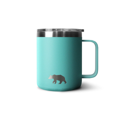 CANECA TÉRMICA MUG 12 OZ 335 ML QGK TURQUESA COM TAMPA - comprar online