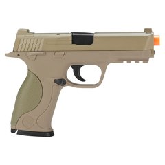 PISTOLA DE AIRSOFT SPRING MP40 G51D DESERT SLIDE METAL 6MM - GALAXY - comprar online